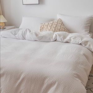 KING SIZE Seersucker Duvet cover